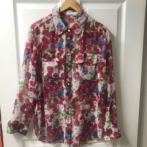 Floral Equipment blouse